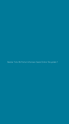 Tampilan Antarmuka Aplikasi Bandar Toto Hk Portal Informasi Game Online Terupdate - 1