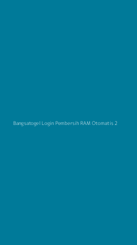 Tampilan Antarmuka Aplikasi Bangsatogel Login Pembersih Ram Otomatis - 2