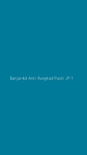 Tampilan Antarmuka Aplikasi Banjar4d Anti Rungkad Pasti Jp - 1