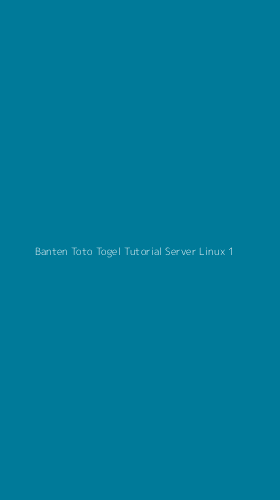 Tampilan Antarmuka Aplikasi Banten Toto Togel Tutorial Server Linux - 1