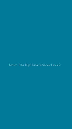 Tampilan Antarmuka Aplikasi Banten Toto Togel Tutorial Server Linux - 2