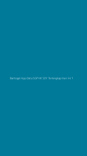 Tampilan Antarmuka Aplikasi Bantogel App Data Sgp Hk Sdy Terlengkap Hari Ini - 1