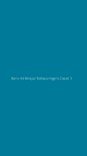 Tampilan Antarmuka Aplikasi Baris 4d Belajar Bahasa Inggris Cepat - 3