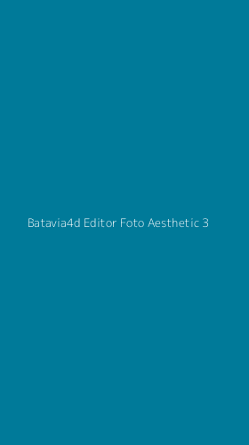 Tampilan Antarmuka Aplikasi Batavia4d Editor Foto Aesthetic - 3