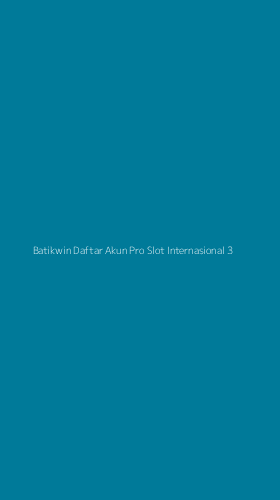 Tampilan Antarmuka Aplikasi Batikwin Daftar Akun Pro Slot Internasional - 3