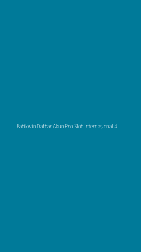 Tampilan Antarmuka Aplikasi Batikwin Daftar Akun Pro Slot Internasional - 4
