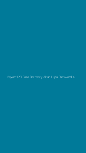 Tampilan Antarmuka Aplikasi Bayam123 Cara Recovery Akun Lupa Password - 4
