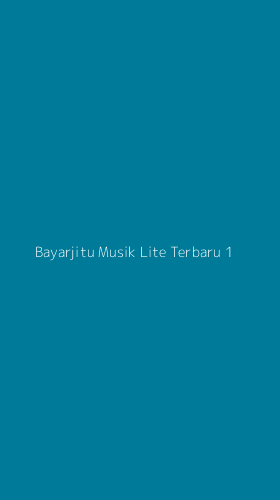 Tampilan Antarmuka Aplikasi Bayarjitu Musik Lite Terbaru - 1