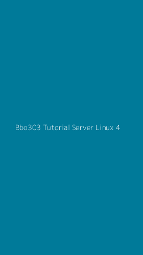 Tampilan Antarmuka Aplikasi Bbo303 Tutorial Server Linux - 4