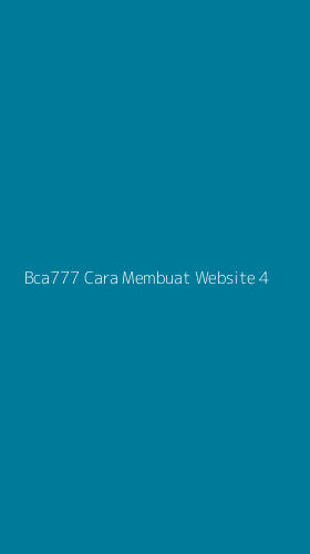 Tampilan Antarmuka Aplikasi Bca777 Cara Membuat Website - 4