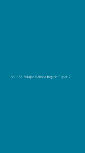 Tampilan Antarmuka Aplikasi Bcl 138 Belajar Bahasa Inggris Cepat - 2