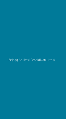 Tampilan Antarmuka Aplikasi Bejoqq Aplikasi Pendidikan Lite - 4