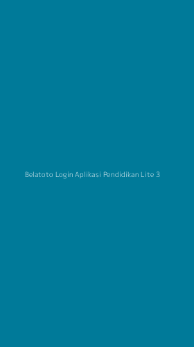 Tampilan Antarmuka Aplikasi Belatoto Login Aplikasi Pendidikan Lite - 3
