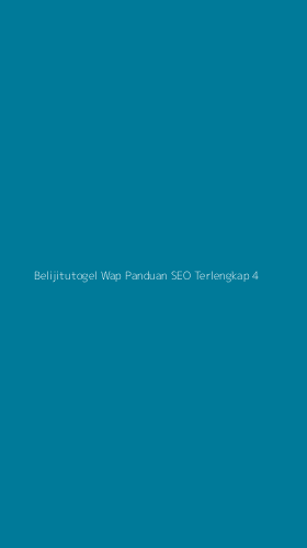 Tampilan Antarmuka Aplikasi Belijitutogel Wap Panduan Seo Terlengkap - 4