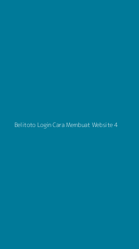 Tampilan Antarmuka Aplikasi Belitoto Login Cara Membuat Website - 4
