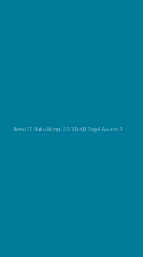 Tampilan Antarmuka Aplikasi Bemo77 Buku Mimpi 2d 3d 4d Togel Akurat - 3