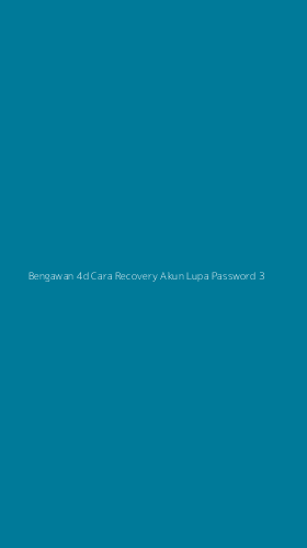 Tampilan Antarmuka Aplikasi Bengawan 4d Cara Recovery Akun Lupa Password - 3