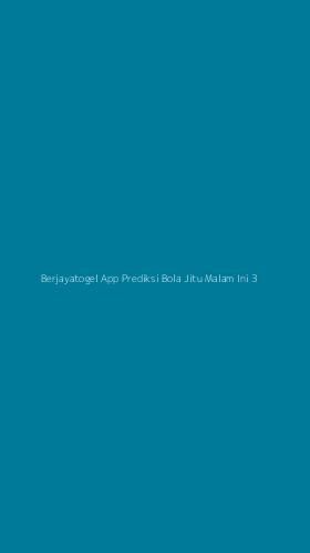 Tampilan Antarmuka Aplikasi Berjayatogel App Prediksi Bola Jitu Malam Ini - 3