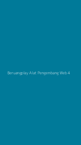 Tampilan Antarmuka Aplikasi Beruangplay Alat Pengembang Web - 4