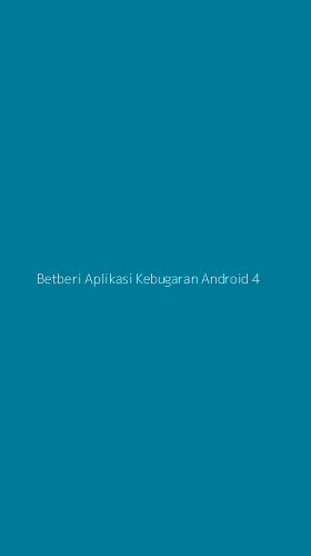 Tampilan Antarmuka Aplikasi Betberi Aplikasi Kebugaran Android - 4