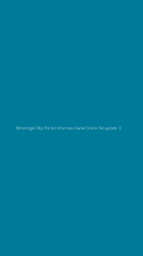 Tampilan Antarmuka Aplikasi Betontogel Rtp Portal Informasi Game Online Terupdate - 3