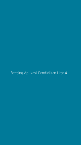 Tampilan Antarmuka Aplikasi Betting Aplikasi Pendidikan Lite - 4