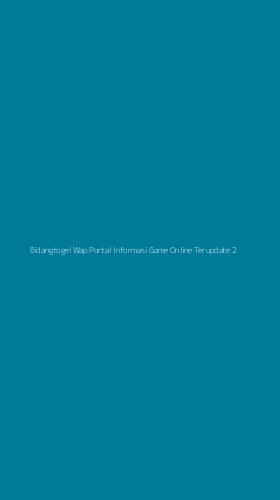 Tampilan Antarmuka Aplikasi Bidangtogel Wap Portal Informasi Game Online Terupdate - 2
