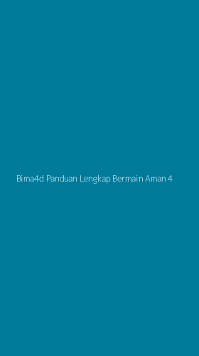 Tampilan Antarmuka Aplikasi Bima4d Panduan Lengkap Bermain Aman - 4