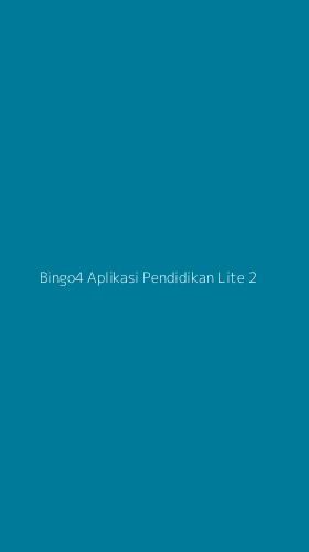 Tampilan Antarmuka Aplikasi Bingo4 Aplikasi Pendidikan Lite - 2