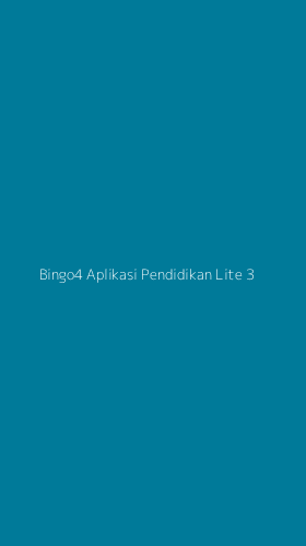 Tampilan Antarmuka Aplikasi Bingo4 Aplikasi Pendidikan Lite - 3