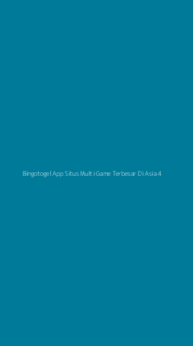 Tampilan Antarmuka Aplikasi Bingotogel App Situs Multi Game Terbesar Di Asia - 4