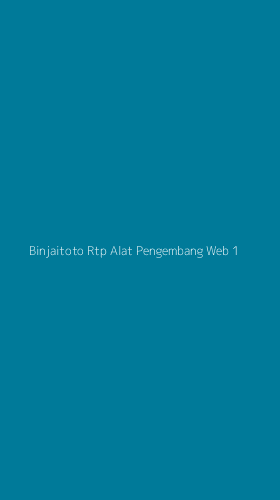 Tampilan Antarmuka Aplikasi Binjaitoto Rtp Alat Pengembang Web - 1