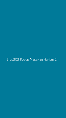 Tampilan Antarmuka Aplikasi Bius303 Resep Masakan Harian - 2
