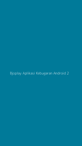 Tampilan Antarmuka Aplikasi Bjoplay Aplikasi Kebugaran Android - 2