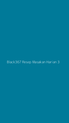 Tampilan Antarmuka Aplikasi Black367 Resep Masakan Harian - 3