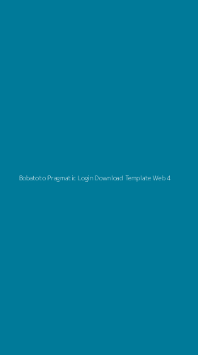 Tampilan Antarmuka Aplikasi Bobatoto Pragmatic Login Download Template Web - 4