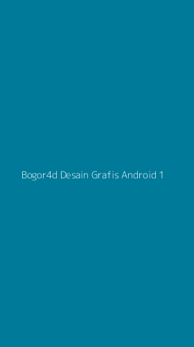 Tampilan Antarmuka Aplikasi Bogor4d Desain Grafis Android - 1