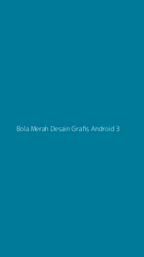 Tampilan Antarmuka Aplikasi Bola Merah Desain Grafis Android - 3