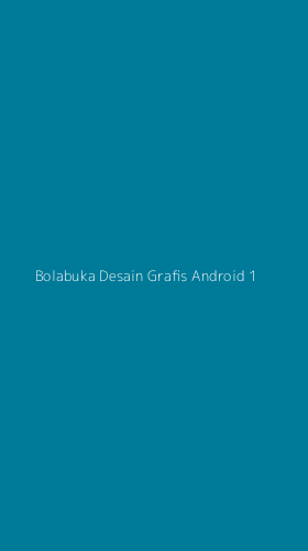 Tampilan Antarmuka Aplikasi Bolabuka Desain Grafis Android - 1