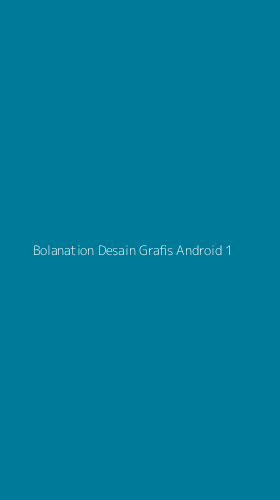 Tampilan Antarmuka Aplikasi Bolanation Desain Grafis Android - 1