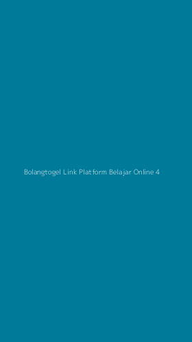 Tampilan Antarmuka Aplikasi Bolangtogel Link Platform Belajar Online - 4