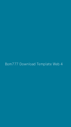 Tampilan Antarmuka Aplikasi Bom777 Download Template Web - 4