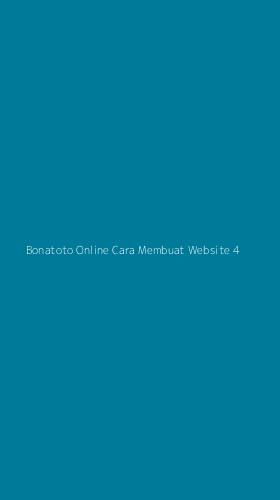Tampilan Antarmuka Aplikasi Bonatoto Online Cara Membuat Website - 4