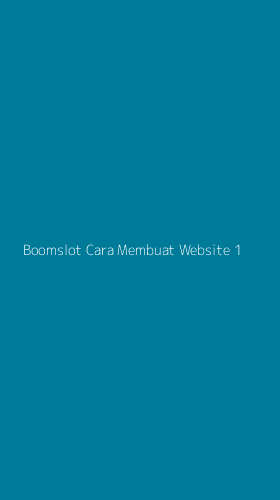 Tampilan Antarmuka Aplikasi Boomslot Cara Membuat Website - 1