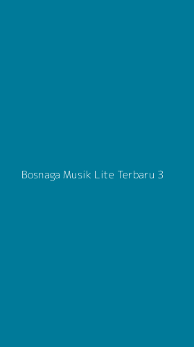 Tampilan Antarmuka Aplikasi Bosnaga Musik Lite Terbaru - 3