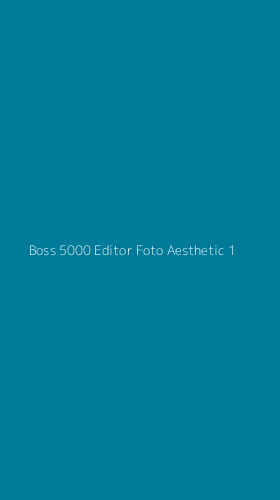 Tampilan Antarmuka Aplikasi Boss 5000 Editor Foto Aesthetic - 1