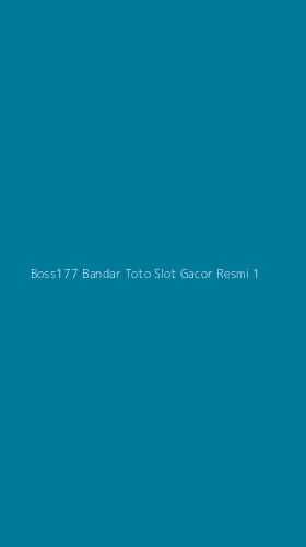 Tampilan Antarmuka Aplikasi Boss177 Bandar Toto Slot Gacor Resmi - 1