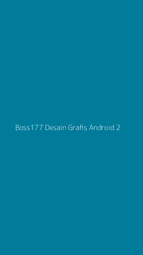 Tampilan Antarmuka Aplikasi Boss177 Desain Grafis Android - 2