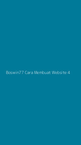Tampilan Antarmuka Aplikasi Boswin77 Cara Membuat Website - 4