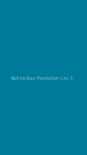 Tampilan Antarmuka Aplikasi Bp9 Aplikasi Pendidikan Lite - 3